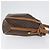 Céline Borsa a spalla in tela Macadam CELINE in pelle PVC marrone oro Auth LNZ210 D'oro - vista 4