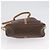 Céline Borsa a spalla in tela Macadam CELINE in pelle PVC marrone oro Auth LNZ210 D'oro - vista 9