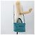 Ribbon PRADA Borsa a mano in nylon con nastro 2 in 1 azzurro chiaro oro Auth ka2797 D'oro Blu chiaro - vista 25