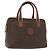 Céline Borsa a mano in tela Macadam CELINE in pelle PVC marrone oro Auth 172719 D'oro