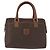 Céline Borsa a mano in tela Macadam CELINE in pelle PVC marrone oro Auth 172719 D'oro - vista 2