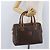 Céline Borsa a mano in tela Macadam CELINE in pelle PVC marrone oro Auth 172719 D'oro - vista 24
