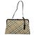 Borsa a Spalla Burberry Nova Check Lana Beige Oro Auth LNZ061A D'oro - vista 2