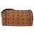 Borsa a Spalla MCM Vicetos Logogram in Pelle PVC Marrone Auth gh1857 - vista 3