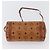 Borsa a Spalla MCM Vicetos Logogram in Pelle PVC Marrone Auth gh1857 - vista 9