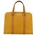Borsa a mano in pelle giallo oro Auth BA11047 di BURBERRY D'oro - vista 2