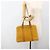 Borsa a mano in pelle giallo oro Auth BA11047 di BURBERRY D'oro - vista 23