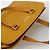 Borsa a mano in pelle giallo oro Auth BA11047 di BURBERRY D'oro - vista 6