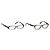 Gafas PRADA de plástico negras Auth bs33604 Negro