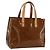 LOUIS VUITTON Borsa a Mano Monogram Vernis Reade PM Bronzo M91146 LV Auth gh1836