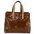 LOUIS VUITTON Borsa a Mano Monogram Vernis Reade PM Bronzo M91146 LV Auth gh1836 - vista 2