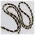CHANEL Mini Matelassé 12 Pochette a Catena Spalla Satin Beige Oro CC Auth 171471SAM D'oro - vista 9