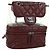 CHANEL Matelasse Chain Backpack Leather Bordeaux Silver CC Auth 172627A Silvery Dark red