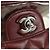 CHANEL Matelasse Chain Backpack Leather Bordeaux Silver CC Auth 172627A Silvery Dark red - view 23