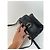 Vintage Courreges Schultertasche aus Leder schwarz - Ansicht 9