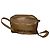 Céline Vintage Celine Paris Triomphe Monogramm Leder Schultertasche in Gold und Braun