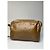Céline Vintage Celine Paris Triomphe Monogramm Leder Schultertasche in Gold und Braun - Ansicht 13