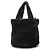 Borsa 2 in 1 in shearling e pelliccia di pecora con logo Prada Nero - vista 4
