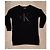 Felpa Calvin Klein Jeans nera con zip laterale Nero - vista 2