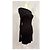 Autre Marque Schwarzes enges Mini-Kleid mit Off-Shoulder-Ausschnitt - Ansicht 2