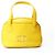 Borsa da bowling in pelle gialla Christian Dior Giallo