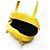 Borsa da bowling in pelle gialla Christian Dior Giallo - vista 11