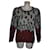 Maison Scotch Wollmischpullover mit Muster Mehrfarben