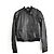 Giacca bomber in pelle foderata Monogram Louis Vuitton Nero