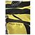 Autre Marque Foulard Manila Grace con Stampa Piume Cotone Nero Giallo - vista 3