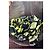 Autre Marque Foulard Manila Grace con Stampa Piume Cotone Nero Giallo - vista 7