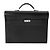 Hermès Borsa da lavoro Hermes Kelly Depeche 38 Nera Nero - vista 2