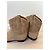 Stivaletti Santiag Early Midnight Camel in suede Shiloh Heritage - vista 9
