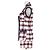 Conjunto 2 en 1 de mezcla de lana con estampado de cuadros Gucci Roja Multicolor Blanco roto Azul marino - vista 12