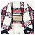 Conjunto 2 en 1 de mezcla de lana con estampado de cuadros Gucci Roja Multicolor Blanco roto Azul marino - vista 15