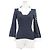 Classique Pull en maille coton et nylon Chanel Bleu