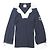 Classique Pull en maille coton et nylon Chanel Bleu - vue 11