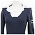 Classique Pull en maille coton et nylon Chanel Bleu - vue 2