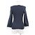 Classique Pull en maille coton et nylon Chanel Bleu - vue 6