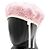Berretto in misto cotone con ricamo GG Monogram di Gucci Rosa Crudo