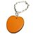 Taschenanhänger aus Leder Hermès aus Silber 925 Orange - Ansicht 2