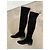 Botas Altas Stuart Weitzman de Cuero Negro - vista 2