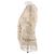 Alexander Mcqueen Camicia beige con volantini in seta e cotone - vista 4