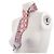 Hermès Twilly rosa com estampas de seda - vista 2