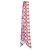 Hermès Twilly rosa com estampas de seda - vista 3