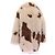 Zadig & Voltaire Giacca in pelliccia sintetica beige e marrone - vista 2
