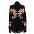 Etro Camicia nera con motivi in seta Nero - vista 2