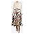 Autre Marque Weiße schwere Blumenkleid - Größe UK 12 - Ansicht 2