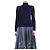Gabriela Hearst Maglione a collo alto in misto cashmere e seta blu - taglia M