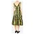 Autre Marque Vestido midi de capas amarillo y negro - talla UK 10 - vista 2