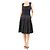 Alaïa Schwarzes doppellagiges Strickkleid - Größe UK 14